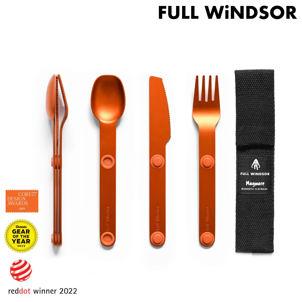 Full Windsor Magware 磁性餐具三件組 MAG-SS-TUR 水藍 / 叉刀匙 鋁合金 露營炊具 歷史價格詳細信息