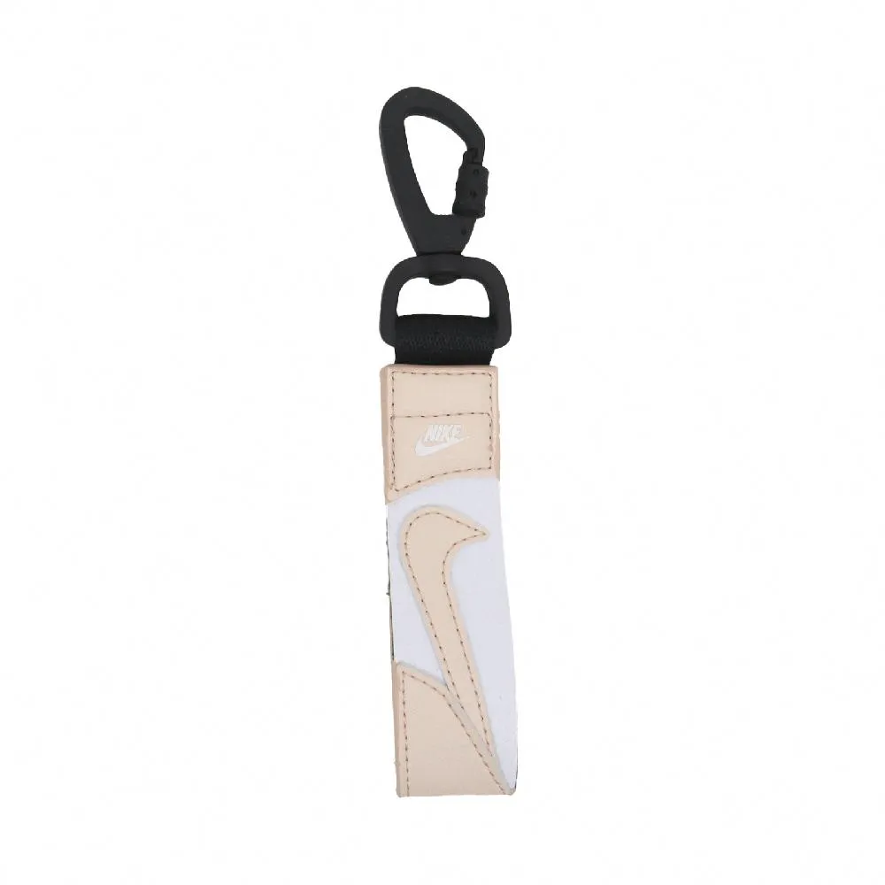 Nike 耐吉 鑰匙圈 Key Holder Wrist Lanyard 紅 白 皮革 勾勾 荔枝皮 N101104765-9NS 歷史價格詳細信息