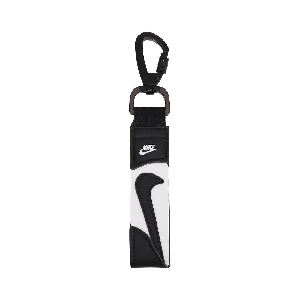 Nike 耐吉 鑰匙圈 Key Holder Wrist Lanyard 紅 白 皮革 勾勾 荔枝皮 N101104765-9NS 歷史價格詳細信息
