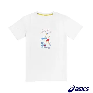 Asics T-Shirts [K11615-42] 男女 短袖 T恤 運動 排汗 吸濕 快乾 柔軟 舒適 台灣製 水藍 歷史價格詳細信息