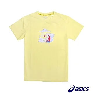Asics T-Shirts [K11615-42] 男女 短袖 T恤 運動 排汗 吸濕 快乾 柔軟 舒適 台灣製 水藍 歷史價格詳細信息