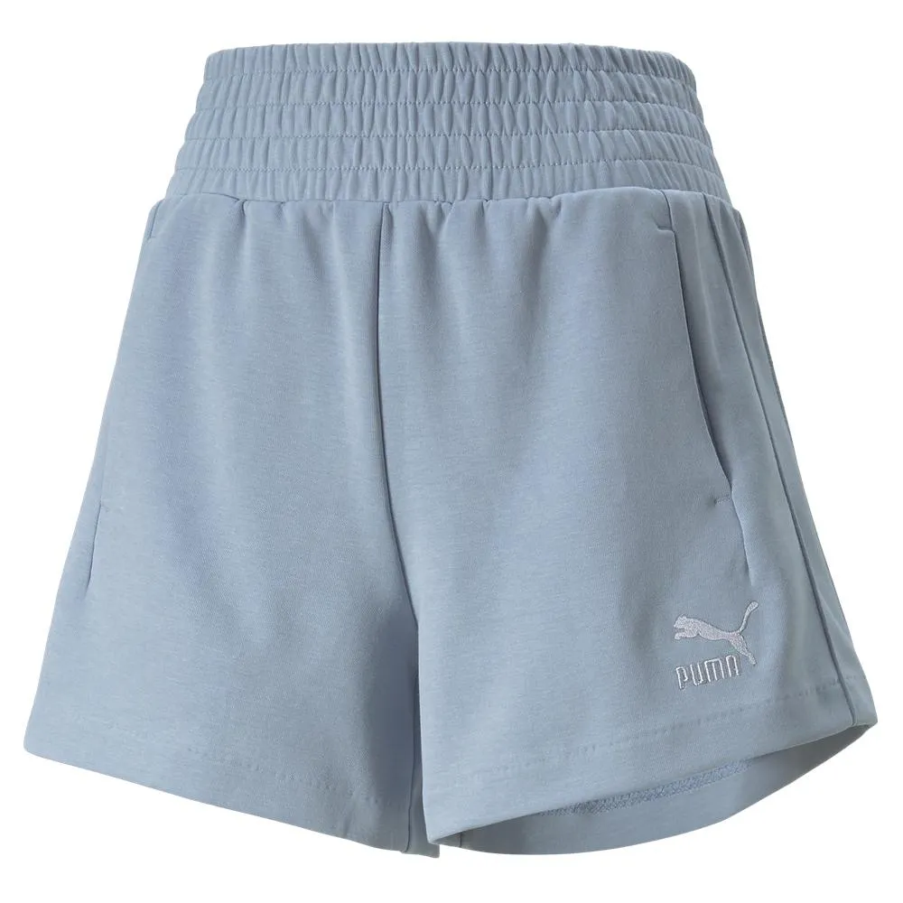 【PUMA】流行系列T7高腰短褲 短褲 女 黑色-62218401 歷史價格詳細信息