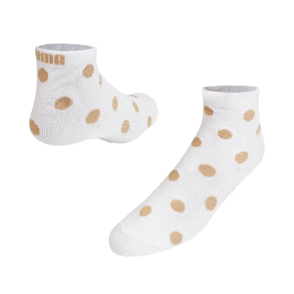 Puma 襪子 Ankle Socks 女款 白 棕 點點 圓點 短襪 穿搭 單雙 【ACS】 BB137503 歷史價格詳細信息
