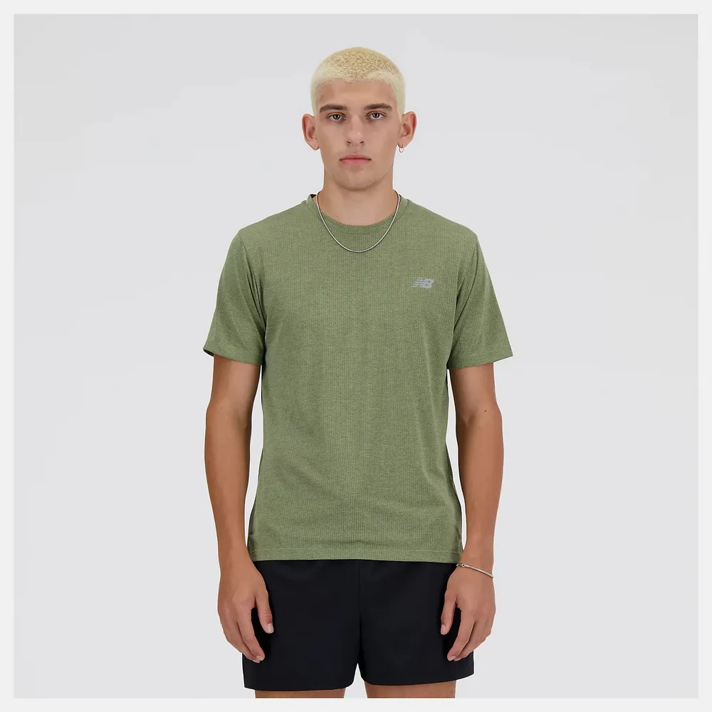 【New Balance】短袖上衣 短袖上衣 男 快乾 黑色 美版_MT43071BK-F 歷史價格詳細信息