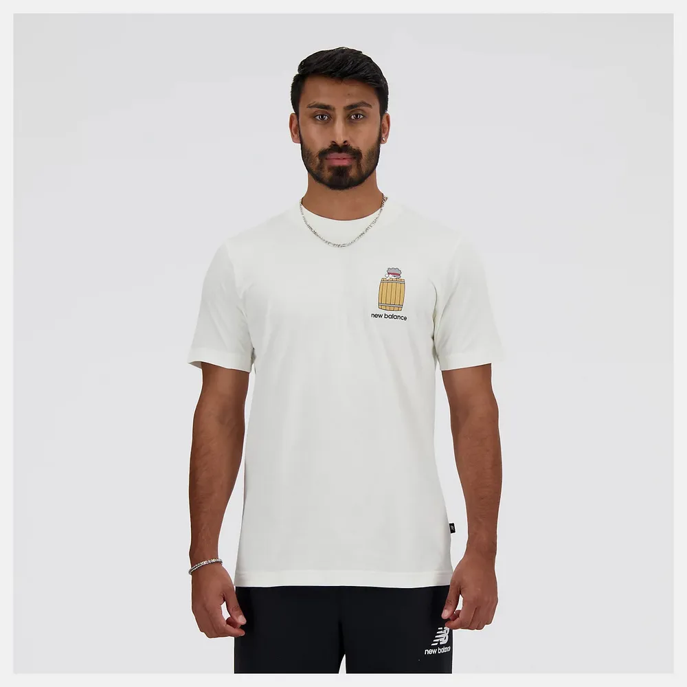 【New Balance】短袖上衣 短袖上衣 男 快乾 黑色 美版_MT43071BK-F 歷史價格詳細信息