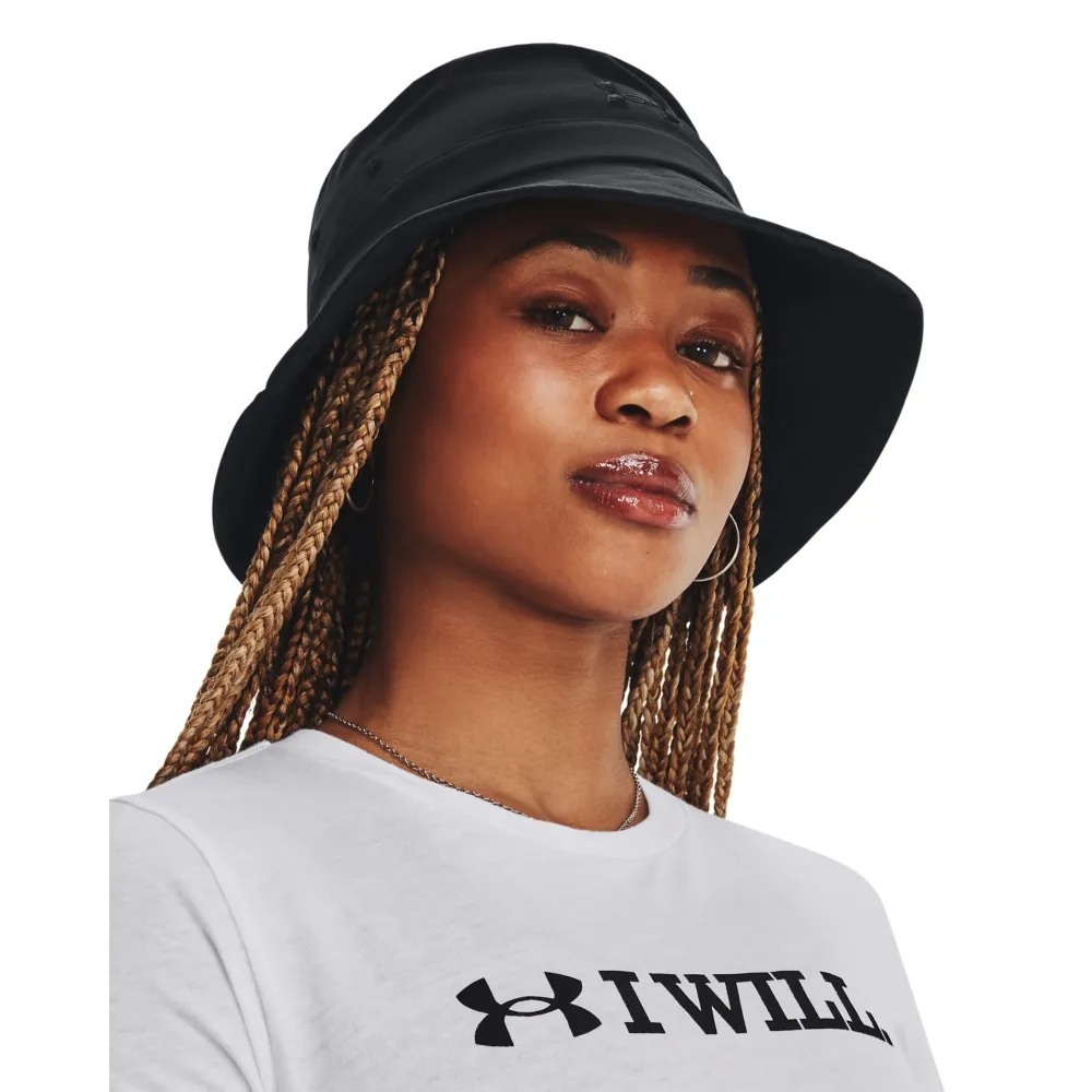 【UNDER ARMOUR】休閒帽 男 漁夫帽 黑色-1376704-001 歷史價格詳細信息