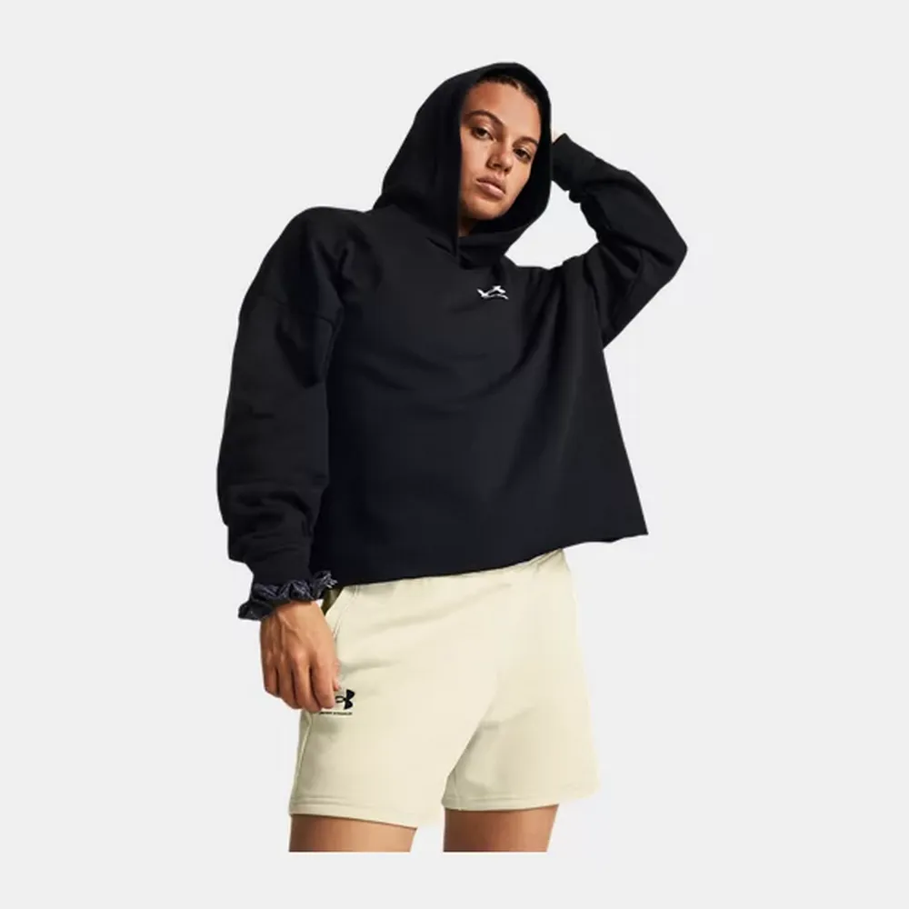 【UNDER ARMOUR】Rival Terry 撞色連帽長袖套頭衫 男 帽T 灰色-1383103-025 歷史價格詳細信息
