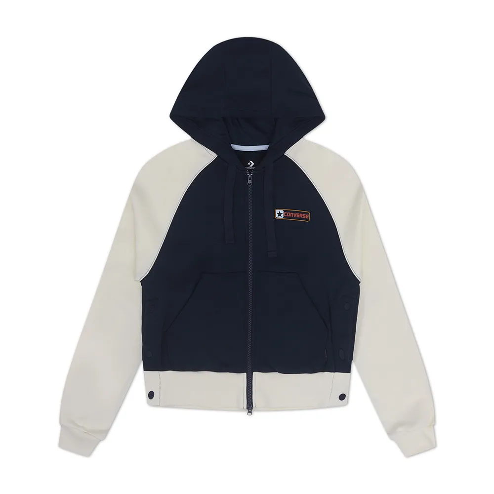 【CONVERSE】連帽上衣 帽T 女款  STAR HOODIE 淺藍-10023511-A03 歷史價格詳細信息