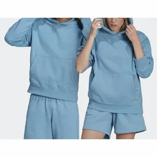 ADIDAS 帽T 運動上衣 短版上衣 國際版 ADICOLOR HOODY 女 HS1925 水藍色 歷史價格詳細信息