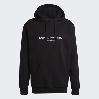 Adidas Original Trefoil C Hoody HC7162 男 連帽上衣 運動 休閒 國際版 黑 歷史價格詳細信息