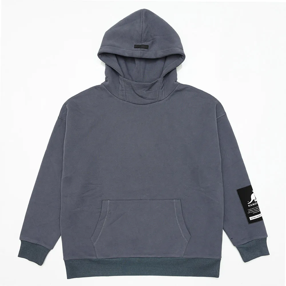 KANGOL 帽T 灰色 長版 薄 後背大LOGO 長袖 休閒 女 6152158012 歷史價格詳細信息