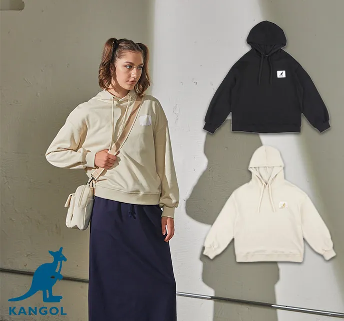 KANGOL 帽T 黑 左胸大LOGO 手袖 織帶 男女 6155105620 歷史價格詳細信息