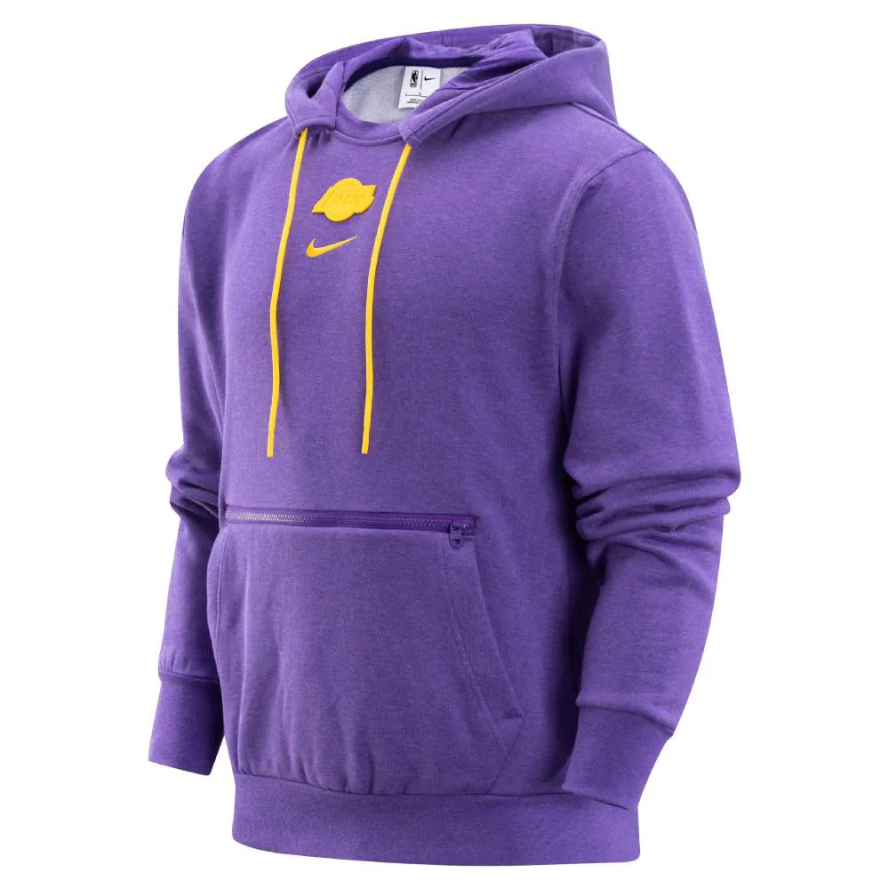 Nike As Lal M Nk Flc Crew N&N Cts S 男 紫 NBA 湖人 長袖 DR2409-504 歷史價格詳細信息