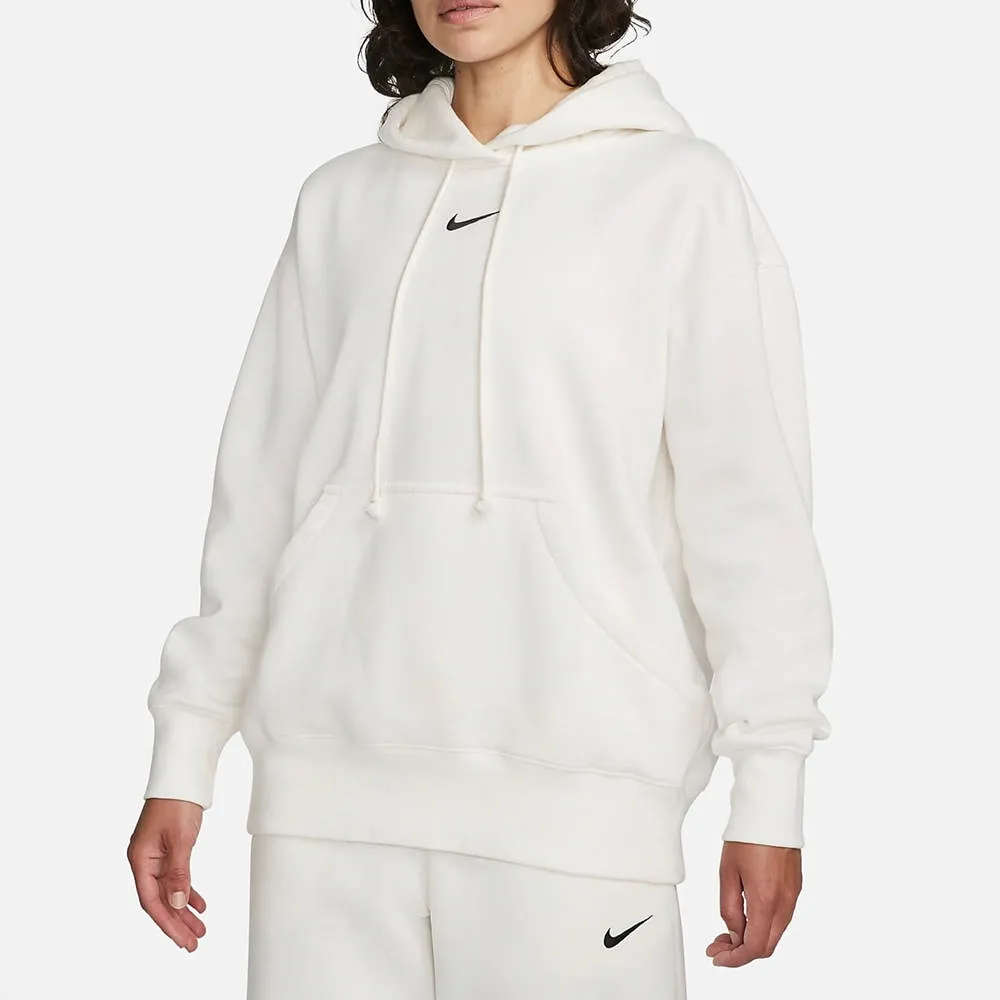 Nike As W Nsw Phnx Flc Os Po Hoodie 女 黑 口袋 帽T 長袖 DQ5861-010 歷史價格詳細信息