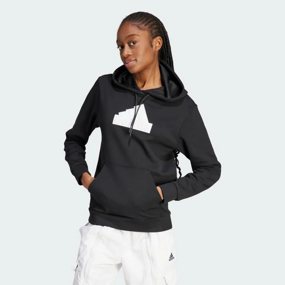 Adidas W FI BOS Hoodie [IM4877] 女 連帽 長袖 上衣 運動 訓練 休閒 舒適 銀灰 歷史價格詳細信息