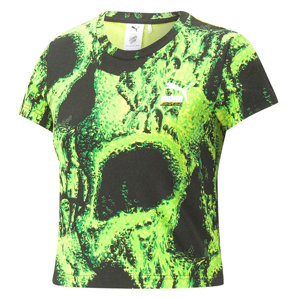 PUMA 女 短版T恤 流行系列Classics不收邊短袖T恤 - 53253901 / 53253985 歷史價格詳細信息