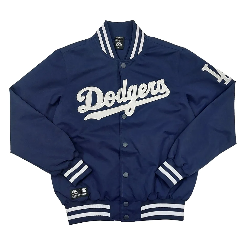 Majestic-道奇隊小LOGO電繡經典短T(卡其) 歷史價格詳細信息