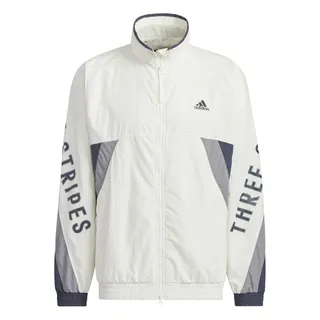 Adidas Word WOV JKT [IT4361] 男女 立領 外套 風衣 運動 訓練 休閒 慢跑 寬鬆 白 灰藍 歷史價格詳細信息