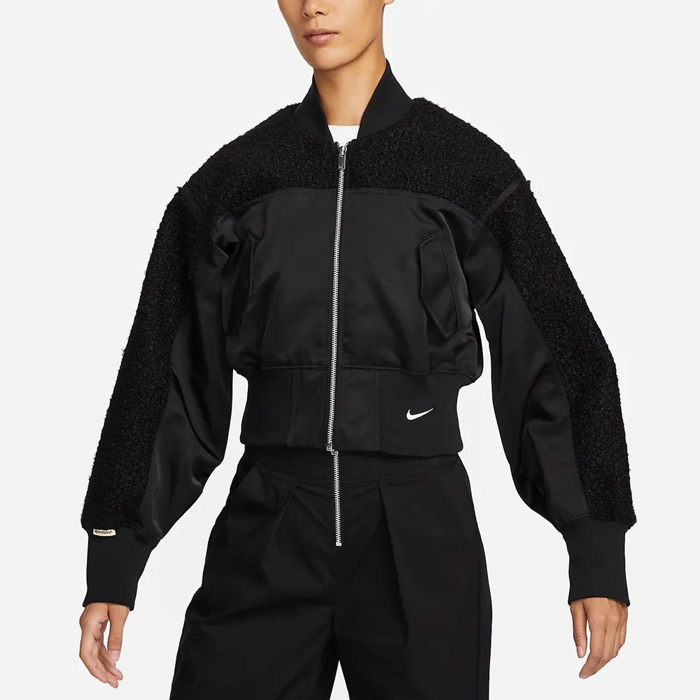 【NIKE】AS W NSW CLCCTN SHRPA HZ MBRS 女 長袖上衣 黑色-FB8786010 歷史價格詳細信息