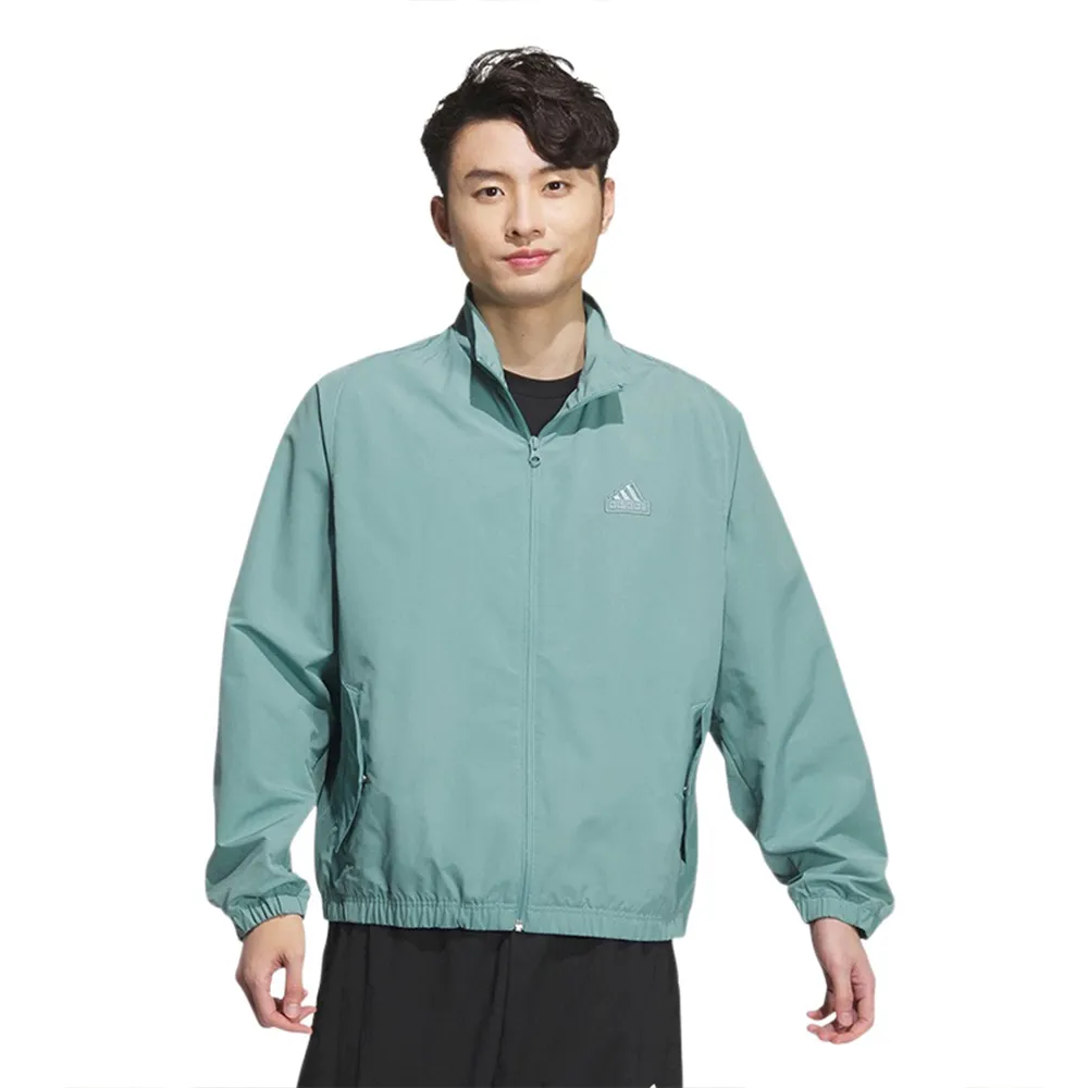 Adidas ST WVJKT IP4951 男 外套 立領 亞洲版 運動 訓練 休閒 簡約 拉鍊口袋 寬鬆 黑 歷史價格詳細信息