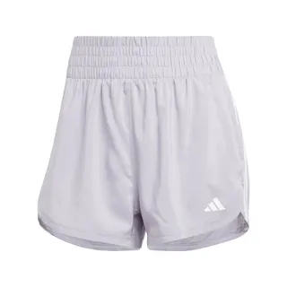 Adidas Pacer WVN High IX1064 女 短褲 運動 訓練 健身 高腰 輕盈 吸濕排汗 淺灰紫 歷史價格詳細信息