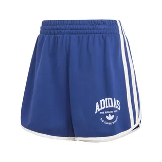 Adidas VRCT Short IT9854 女 短褲 運動 復古 休閒 三葉草 毛圈布 舒適 日常 居家 藍白 歷史價格詳細信息