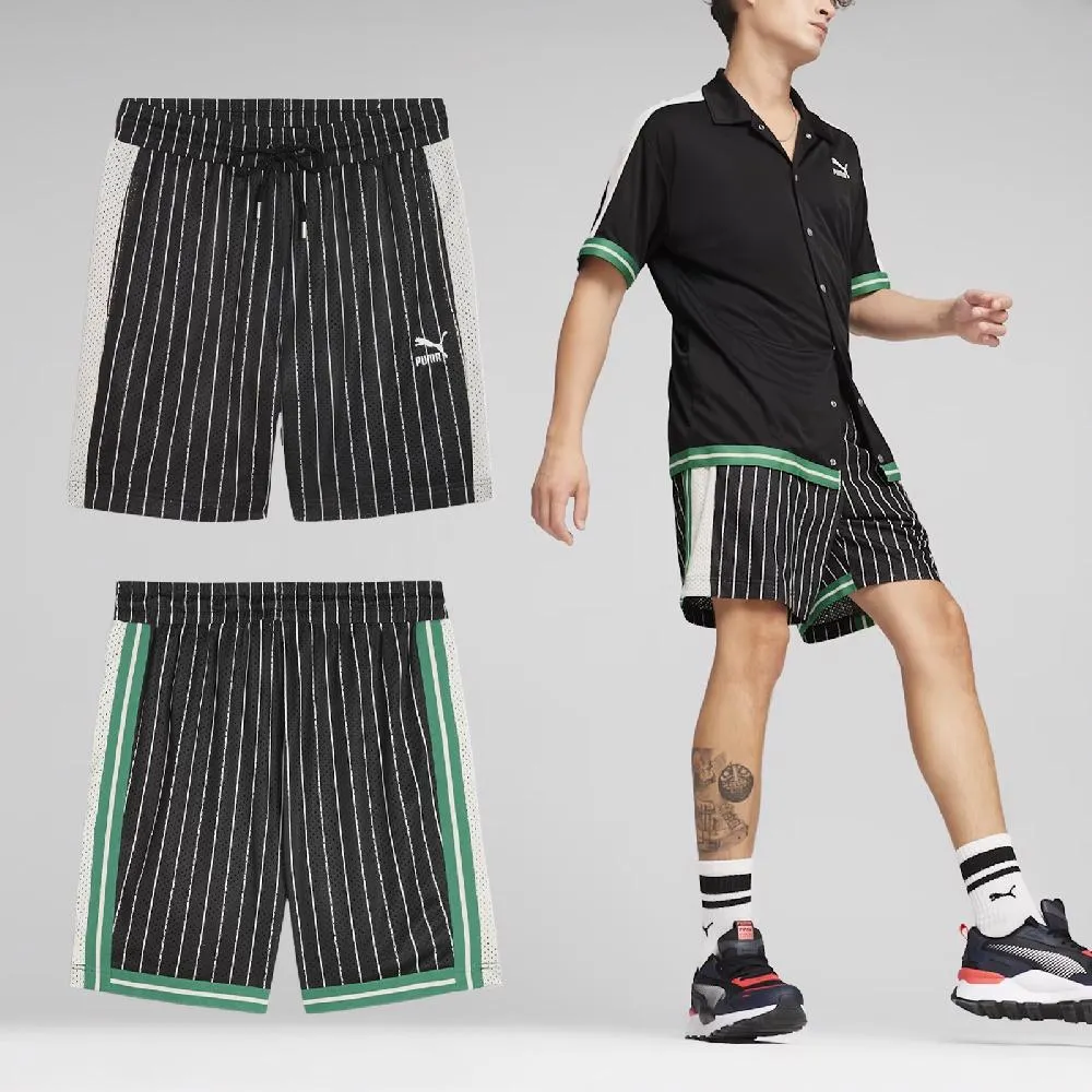 【PUMA】短褲 寬鬆 休閒 運動 女 流行系列P.Team 鬆緊抽繩 黑色 歐規(62144101) 歷史價格詳細信息