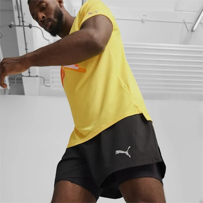 PUMA 短褲 慢跑系列 ULTRAWEAVE 2 IN 1 黑 運動褲 男 52499401 價格比較,價格查詢,歷史價格詳細信息