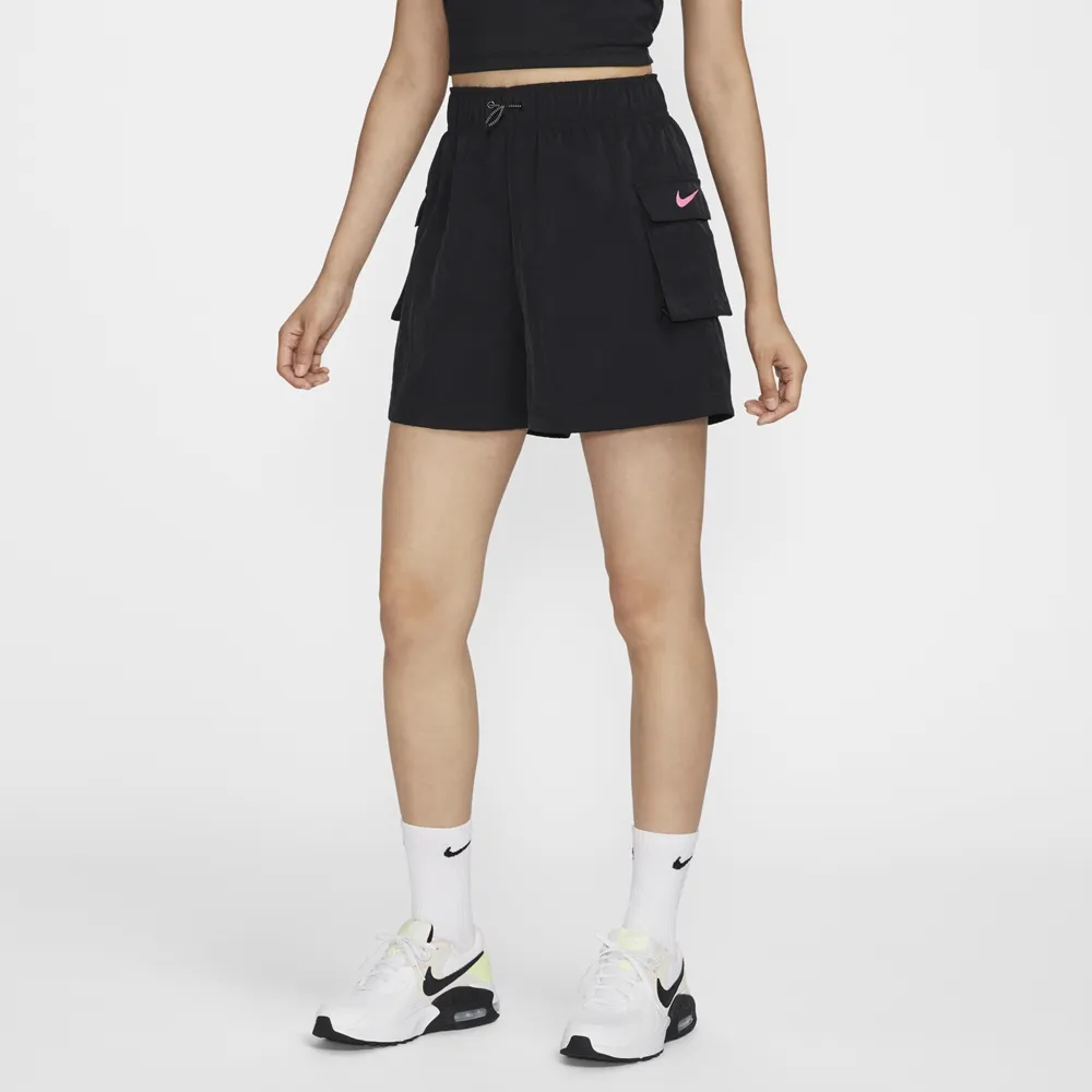NIKE 短褲 W NSW 黑色 刺繡小勾 螺紋 女 DV7863-010 歷史價格詳細信息