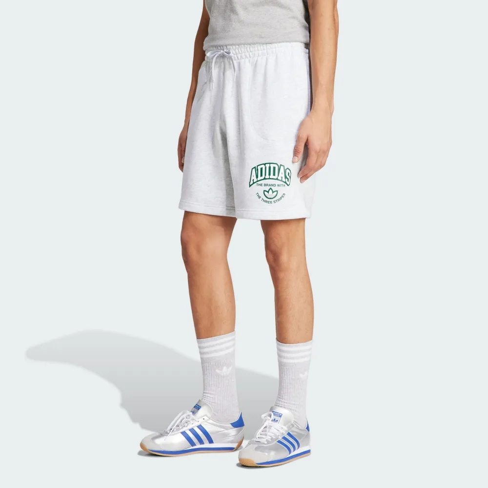 Adidas VRCT Short IT9854 女 短褲 運動 復古 休閒 三葉草 毛圈布 舒適 日常 居家 藍白 歷史價格詳細信息