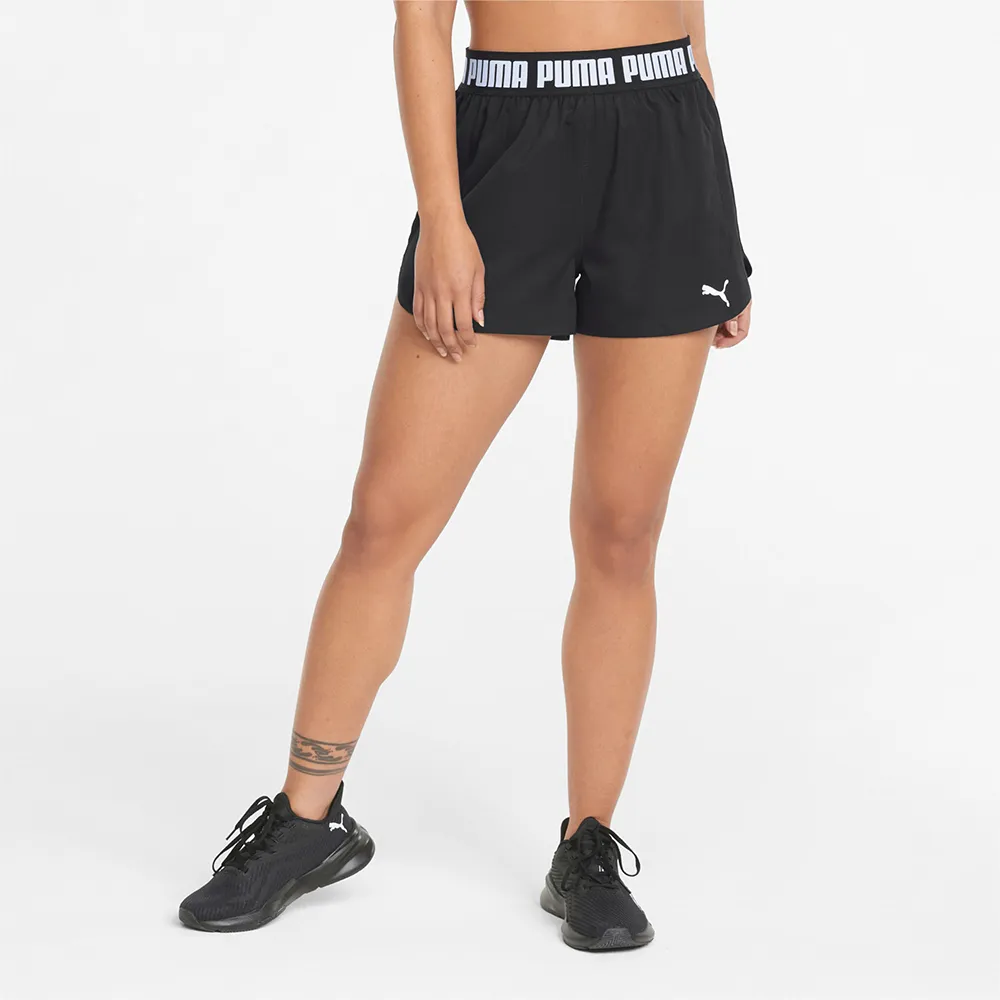 【PUMA】 訓練系列Strong中衝擊運動內衣 運動內衣 女 黑色-52159901 歷史價格詳細信息