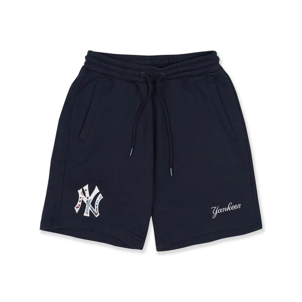 【NEW ERA】針織短褲  CITY VIBE-NY CARTOON 紐約洋基 海軍藍-NE13774292 歷史價格詳細信息