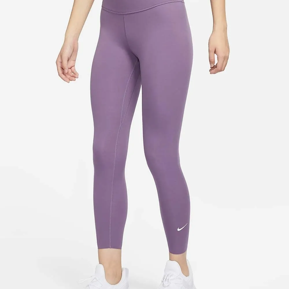 Nike As W One Luxe 7/8 Tight [BQ9995-010] 女 緊身褲 中腰 運動 慢跑 黑 歷史價格詳細信息
