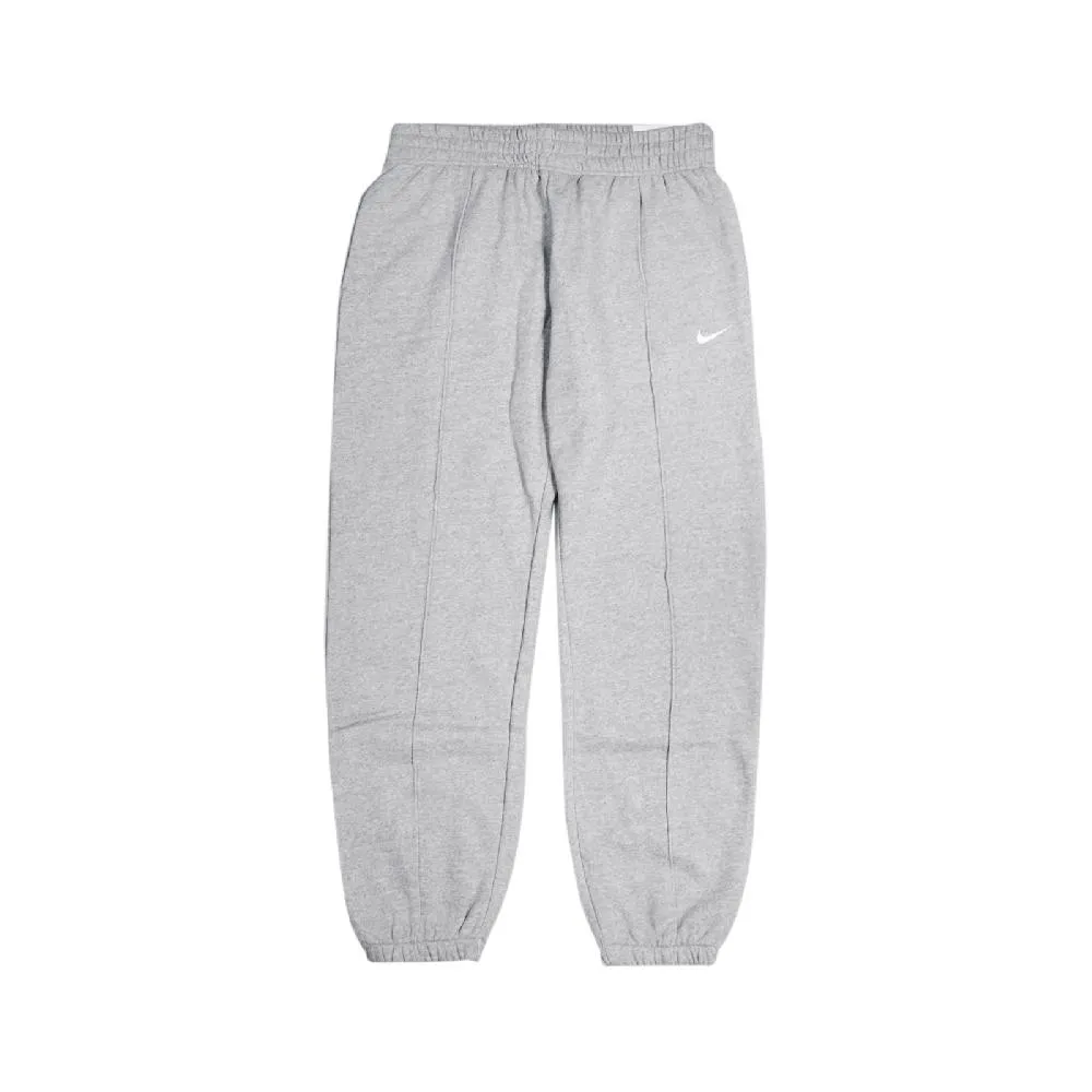 Nike 長褲 Essential Fleece Pants 女款 NSW 刷毛 寬鬆 鬆緊帶 縮口褲 黑 白 BV4090-010 歷史價格詳細信息