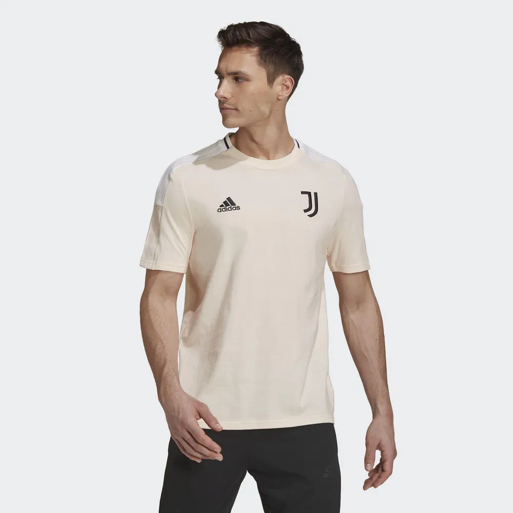 ADIDAS JUVE TEE 男短袖上衣 GK8608 米白 歷史價格詳細信息