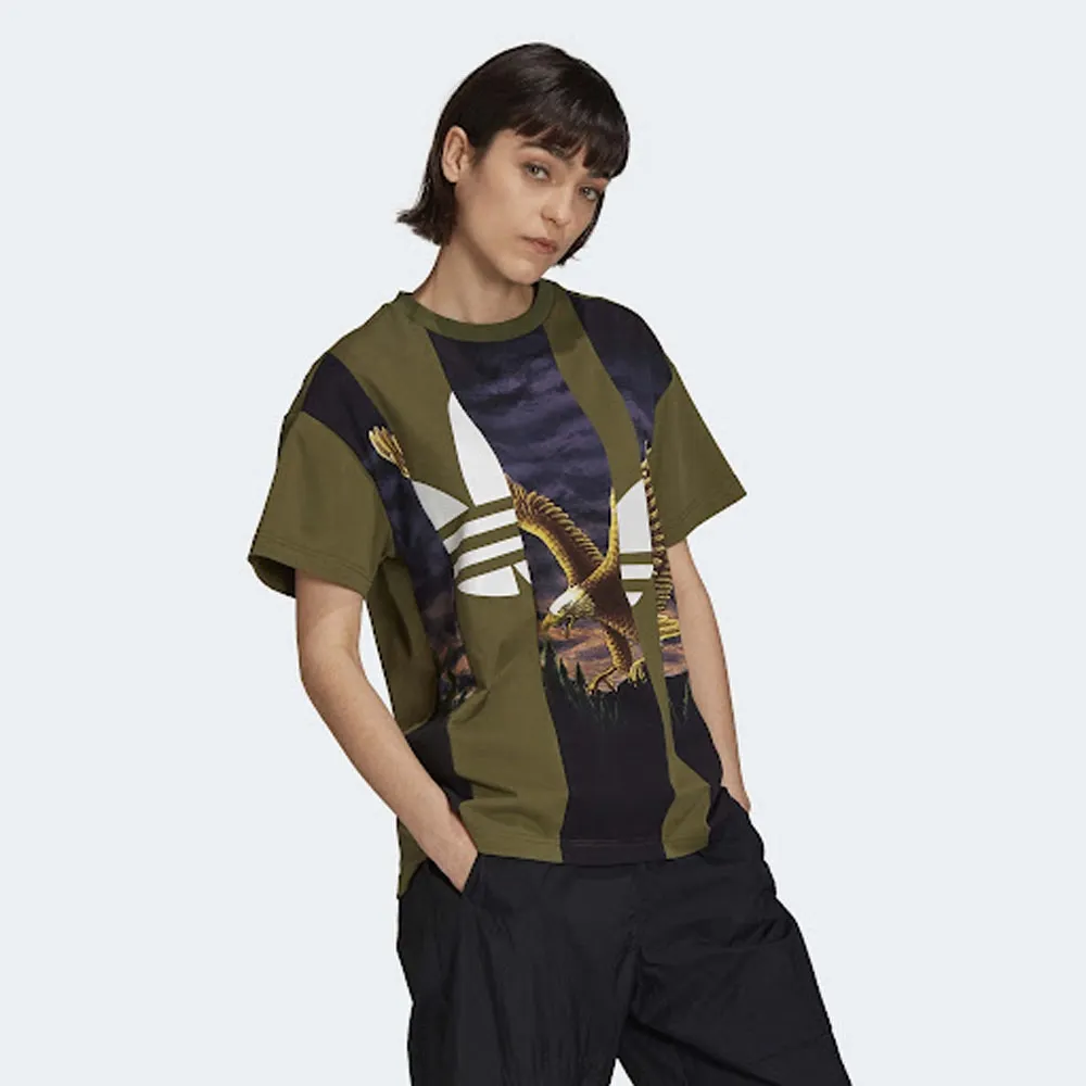 【ADIDAS】 GRAPHIC TEE 女 短袖上衣-H59034 歷史價格詳細信息