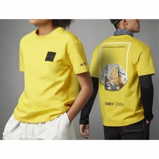 ADIDAS 男女  NATGEO GF TEE 短袖上衣 戶外 國家地理聯名款  - C1989 歷史價格詳細信息