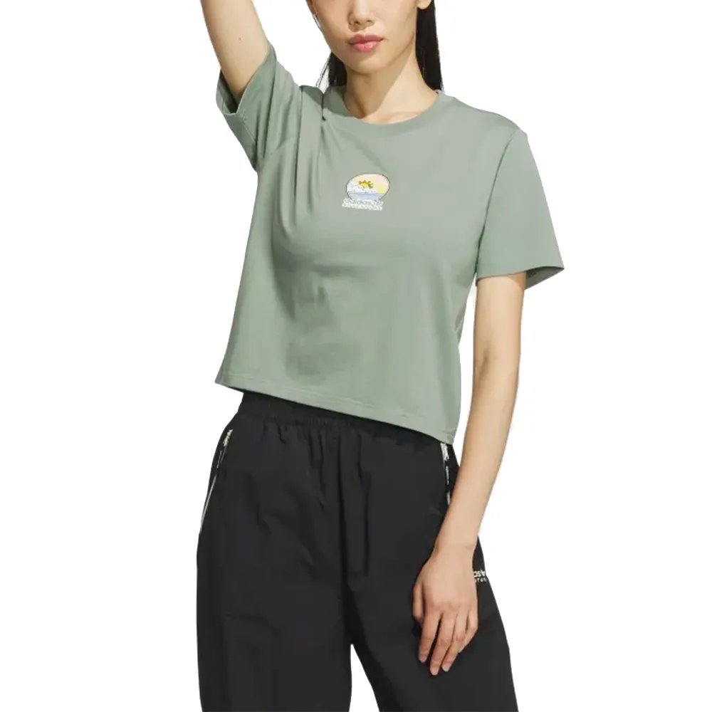 ADIDAS 女 圓領T OD TEE 2 白 -IK8614 歷史價格詳細信息