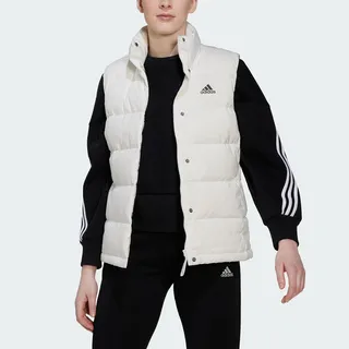 Adidas W Helionic Vest [HG6280] 女 羽絨背心 鴨絨 運動 休閒 保暖 防潑水 愛迪達 黑 歷史價格詳細信息