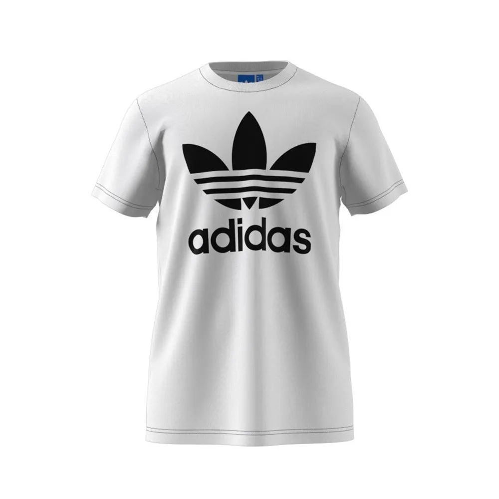 Adidas Originals Logo Tee 白藍 白黑 中logo 基本款 短T 男款 CW0710 歷史價格詳細信息