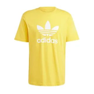 adidas_上衣 男款 短袖上衣 運動 三葉草 國際碼 TREFOIL T-SHIRT  黑 H06642 歷史價格詳細信息