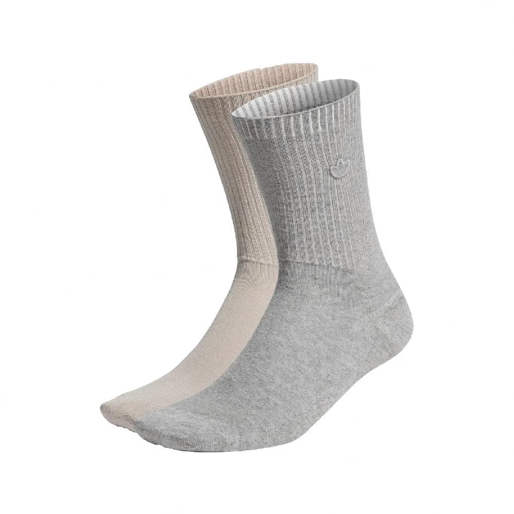 adidas 愛迪達 長襪 Premium Essentials 藍 灰 小LOGO 三葉草 中筒襪 休閒襪 襪子 IM2069 歷史價格詳細信息