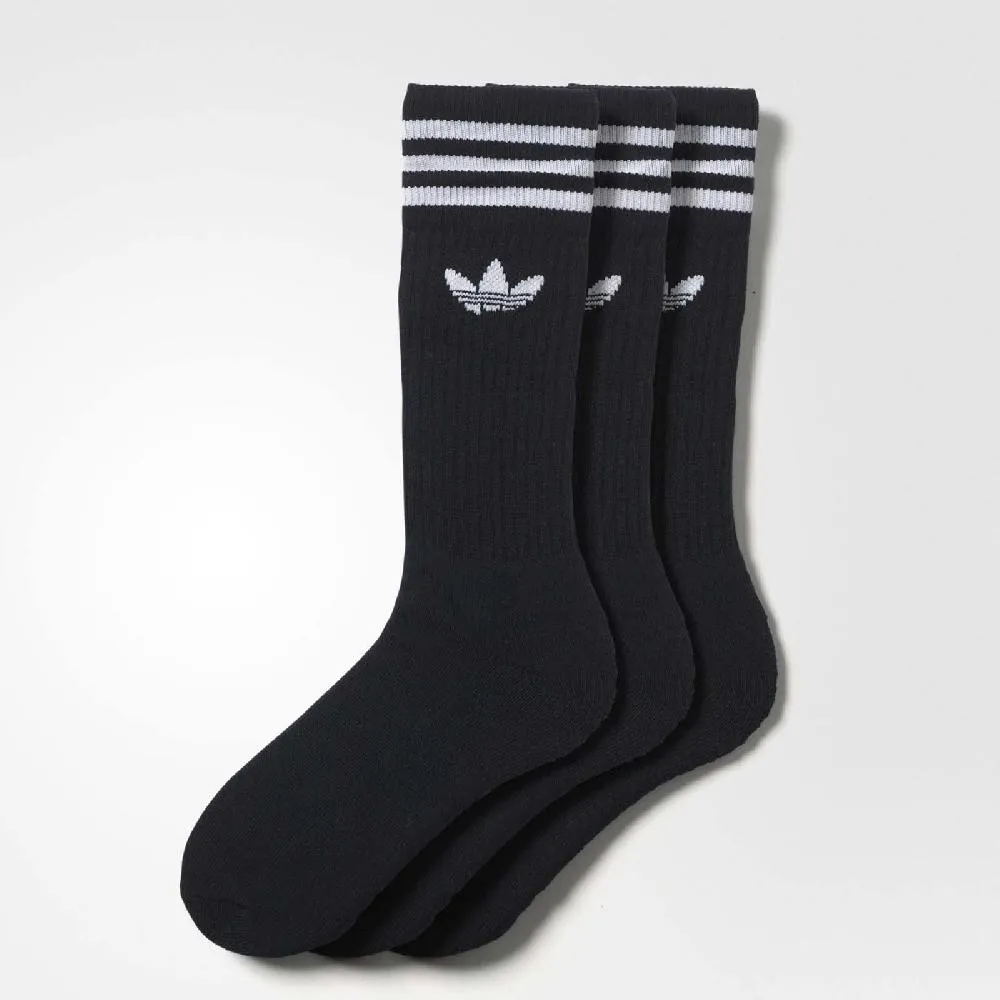 ADIDAS SOLID CREW SOCKS 3PP 男女中統襪 S21489 白 歷史價格詳細信息