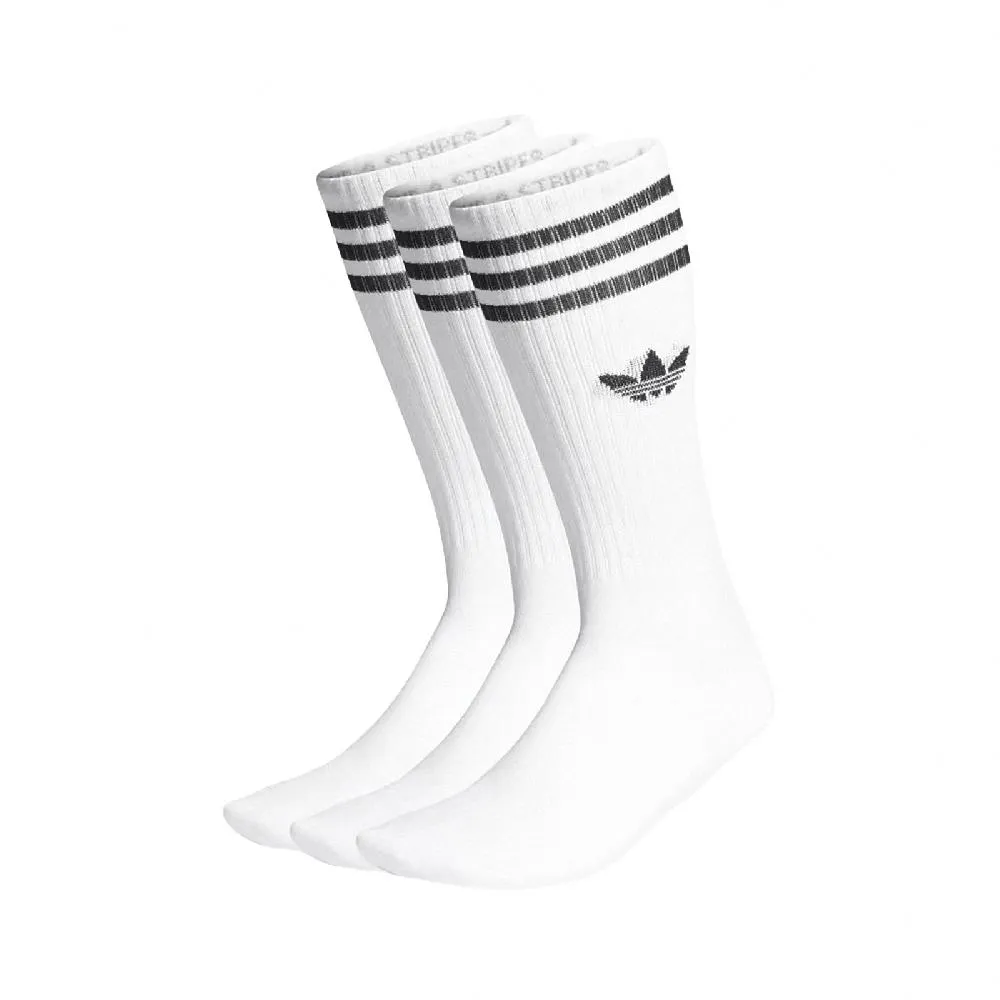 ADIDAS SOLID CREW SOCKS 3PP 男女中統襪 S21489 白 歷史價格詳細信息