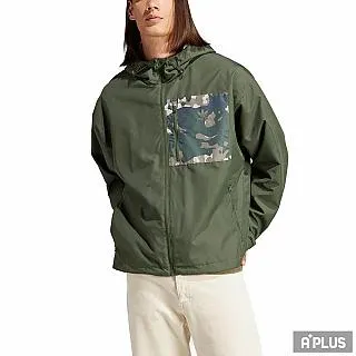 Adidas Camo Wndbreaker [IU4685] 男 連帽外套 風衣 亞洲版 運動 休閒 耐磨 防撕布 綠 歷史價格詳細信息