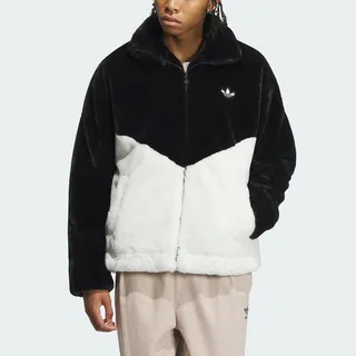 ADIDAS 絨毛 保暖 休閒 拉鍊  帽T 訓練連帽外套 黑色IP4973  米白IP4974 歷史價格詳細信息