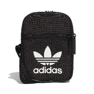 adidas 斜背包 Trefoil Festival Bag 手機包 基本款 黑金 原價1090元 歷史價格詳細信息