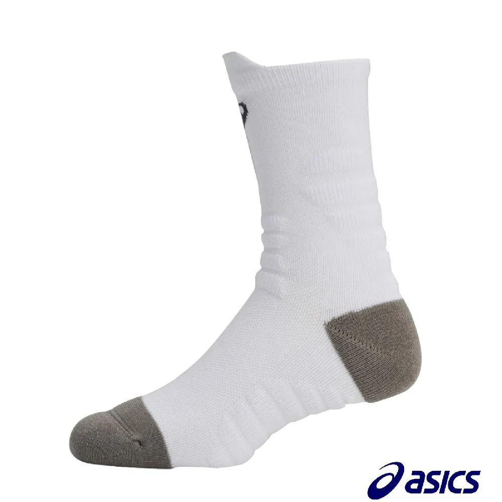Asics 亞瑟士 運動襪 Stability Crew Socks 白 黑 中筒襪 襪子 3053A159100 歷史價格詳細信息
