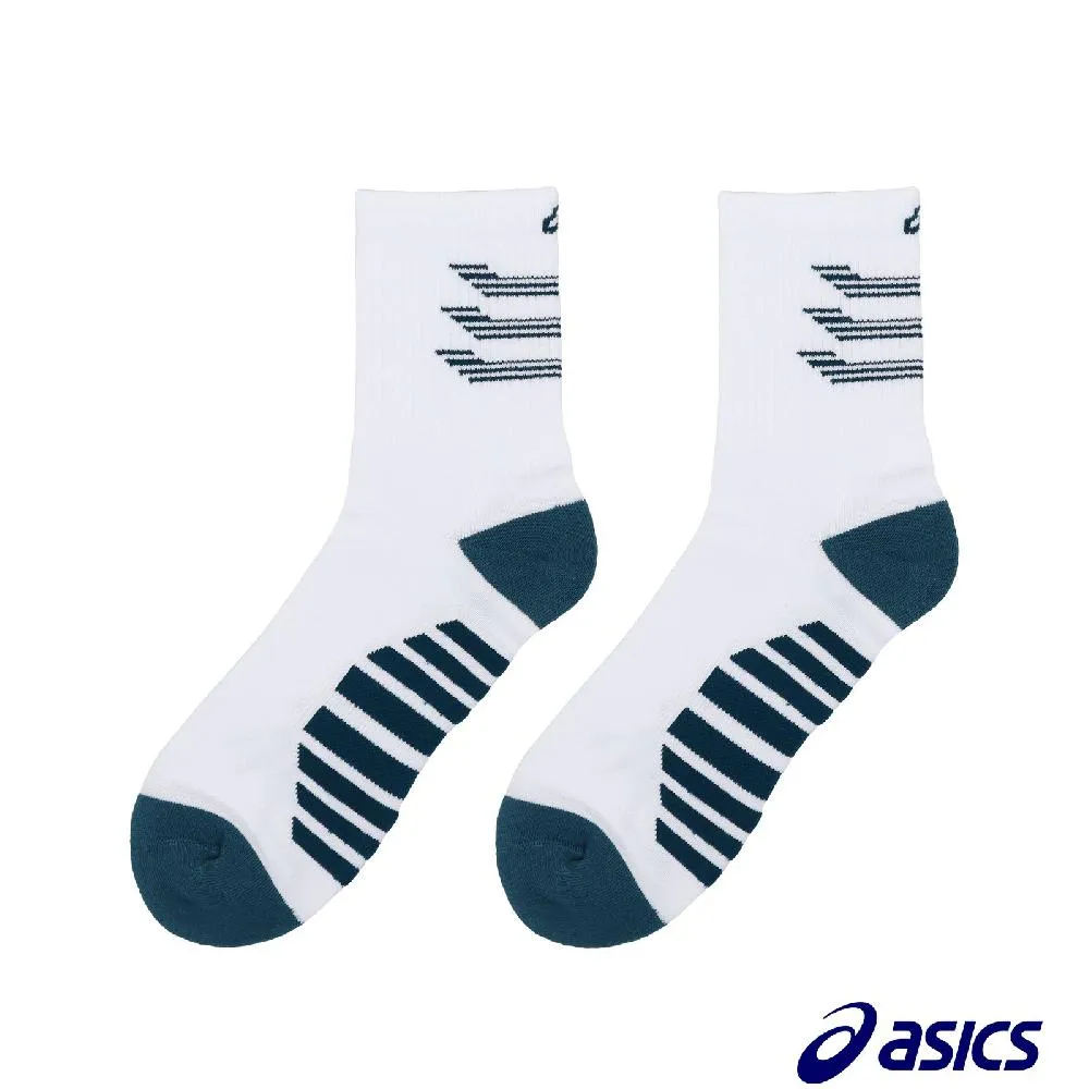 Asics Crew Sock 襪子 黑 白 藍 3色 中長襪 中筒襪 運動襪 男 女 亞瑟士 任選 【ACS】 歷史價格詳細信息