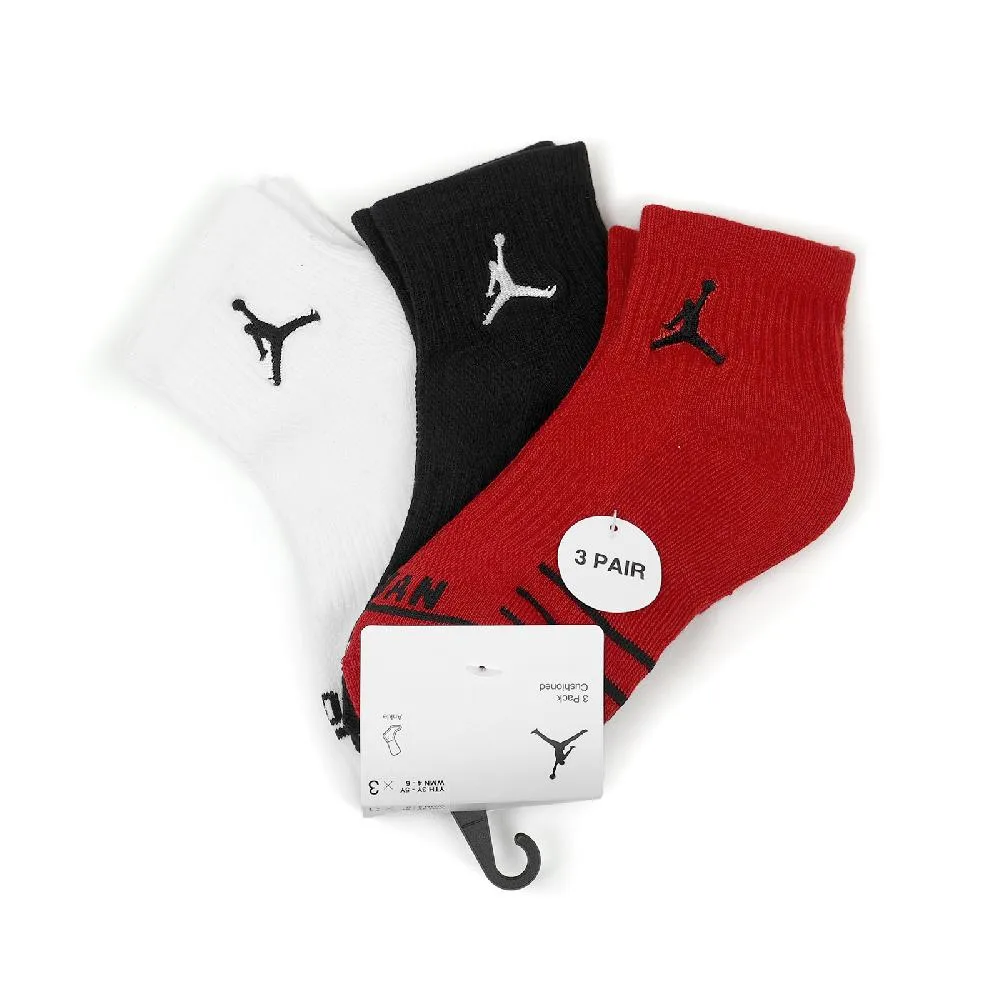 Jordan 踝襪 Jumpman Socks 3雙入 黑色 基本款 襪子 男女款【ACS】 SX5546-010 歷史價格詳細信息